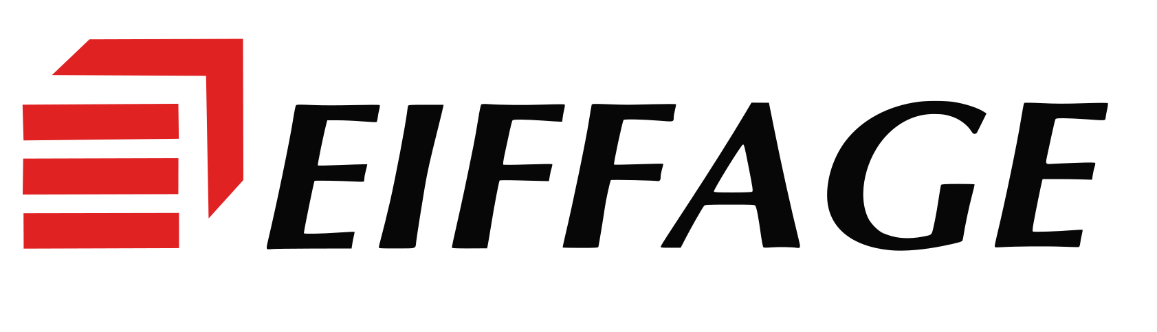 Logo Eiffage, mécène fondateur de la Fondation INSA Strasbourg